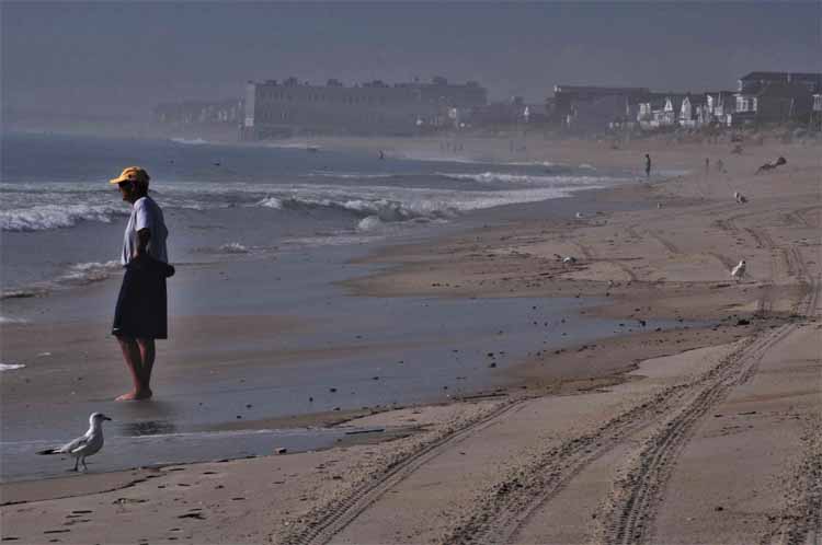 beach scene
